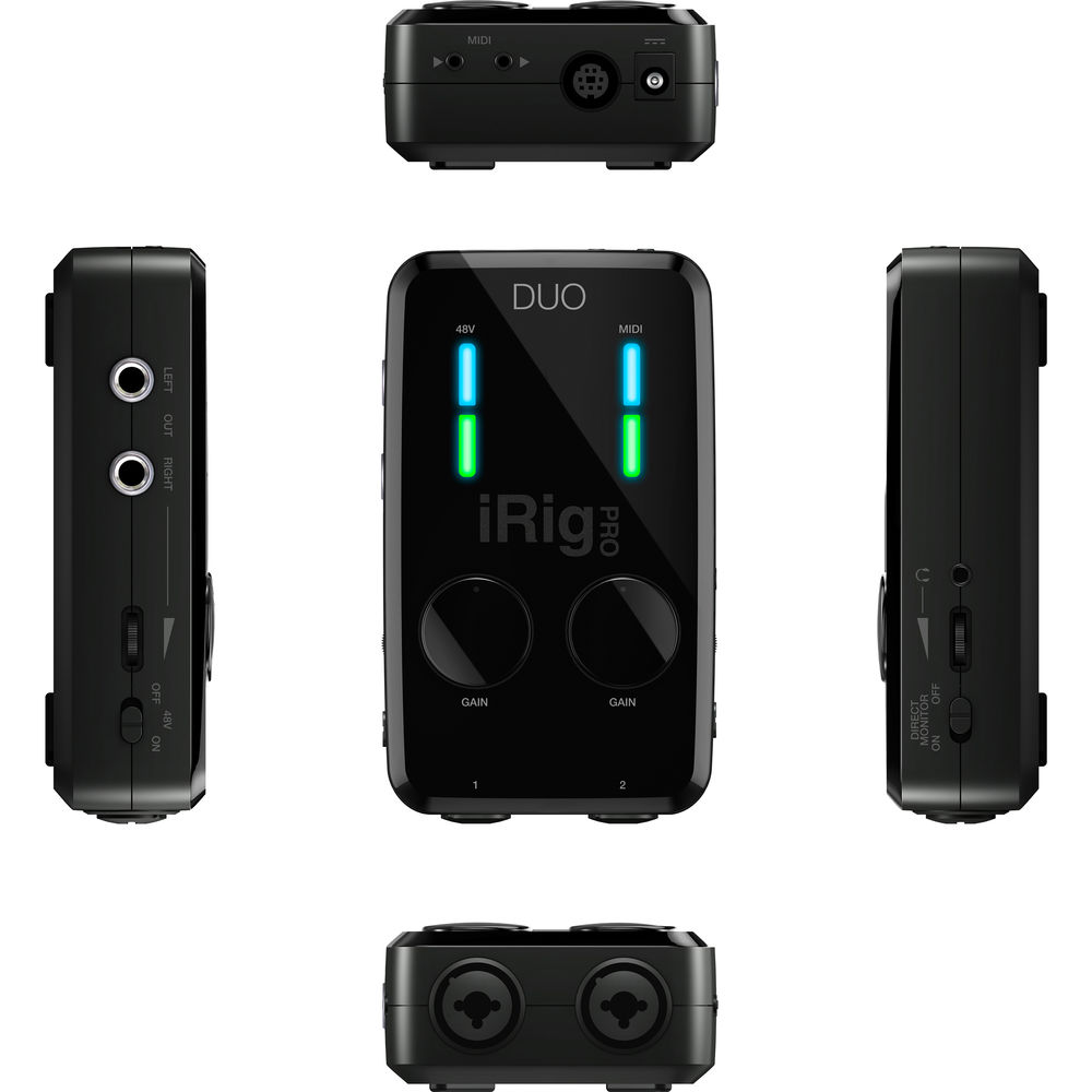 IK Multimedia iRig Pro Dou iPhone, iPad, Mac/PC and Android